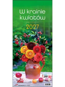 W krainie kwiatów 2027 - kalendarz ścienny