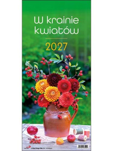 W krainie kwiatów 2027 - kalendarz ścienny