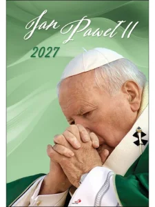 Kalendarz ścienny Jan Paweł II 2027
