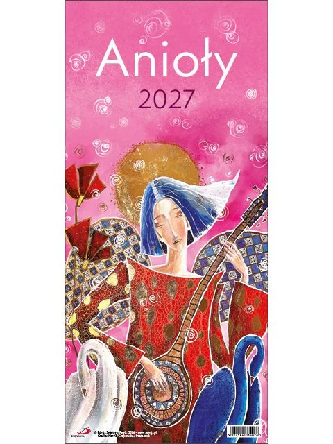 Kalendarz Anioły 2027 - ścienny
