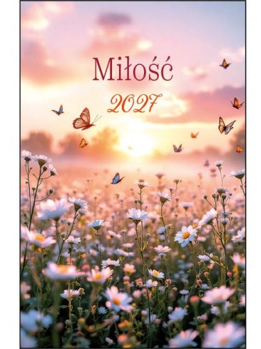 Kalendarz kieszonkowy 2027 łąka