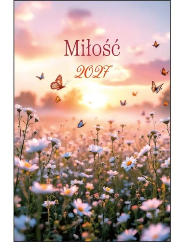 Kalendarz kieszonkowy 2027 łąka