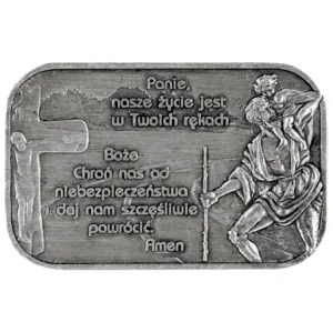 Modlitwa kierowcy przylepiec - srebrna