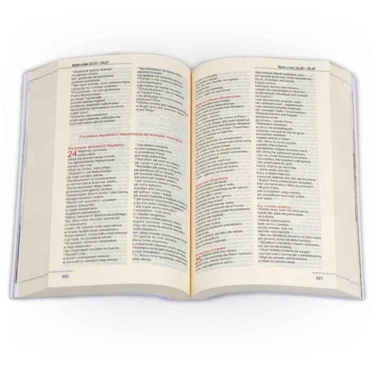 Biblia Stary i Nowy Testament - rybka