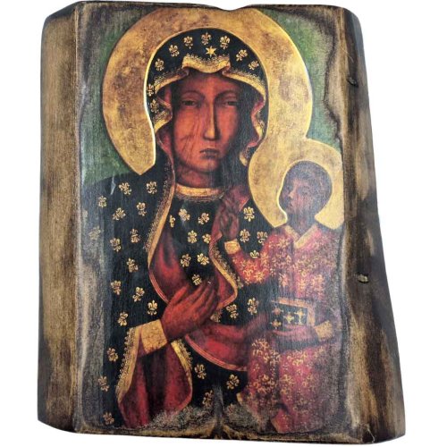 Ikona Matka Boska Częstochowska 28cm wik