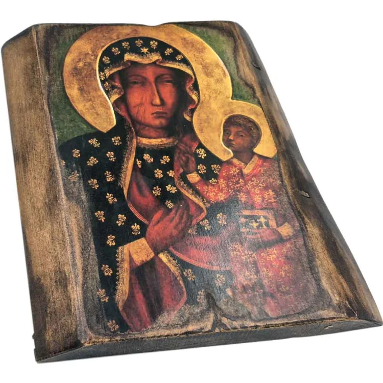 Ikona Matka Boska Częstochowska 28cm wik