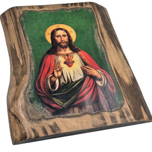 Ikona Najświętsze Serce Pana Jezusa 28 cm wik