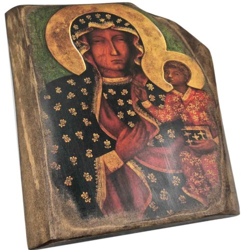 Ikona Matka Boska Częstochowska 39cm wik
