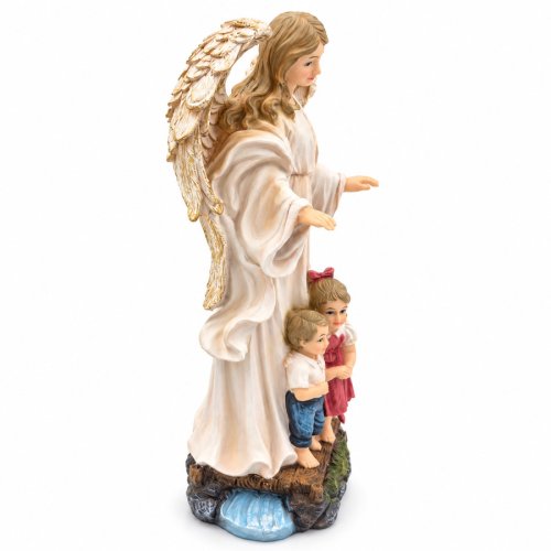 Anioł Stróż nad dziećmi - figura 30 cm - bok