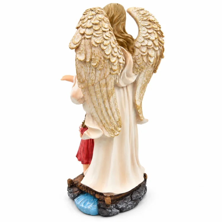 Anioł Stróż nad dziećmi - figura 30 cm - tył