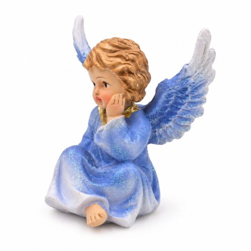Figurka Aniołek niebieski 11 cm