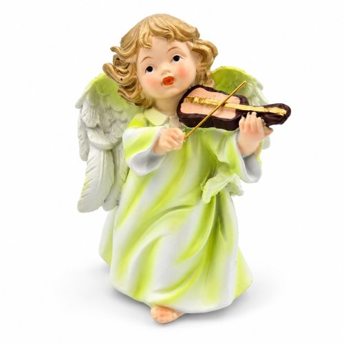 Aniołek ze skrzypcami - figurka 11 cm