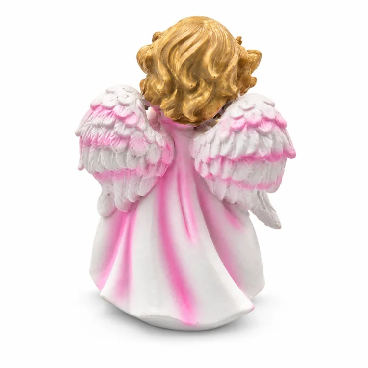Aniołek z akordeonem - figurka 11 cm
