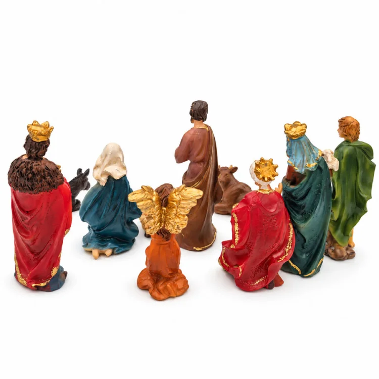 Figurki do szopki 10 figurek max 8 cm
