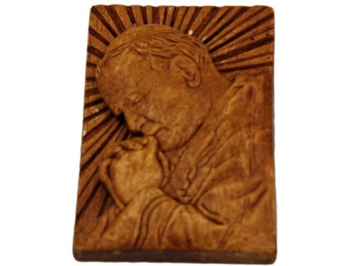 Jan Paweł II - relief gipsowy 9 cm