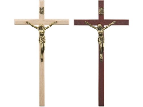 Krzyż wiszący drewniany 19,5 cm