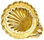 Miseczka na wodę święconą - plastik złoty