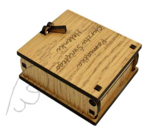 Pudełko z grawerem 5x5,5x2