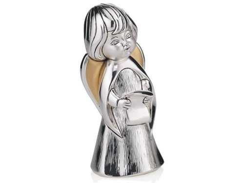 Aniołek z książką srebrzony 7 cm