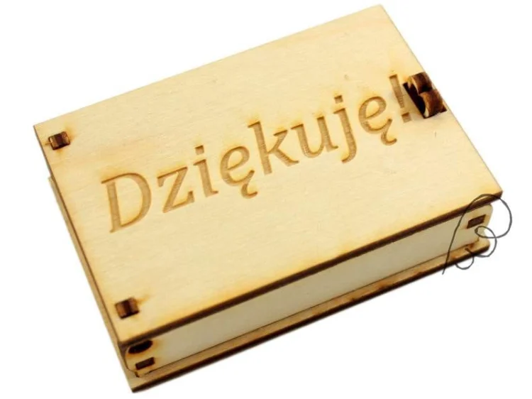 Pudełko sklejka 5x7,5x2