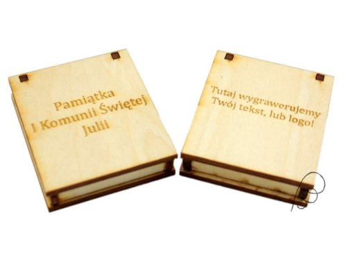 Pudełko sklejka 5x5,5x1,5