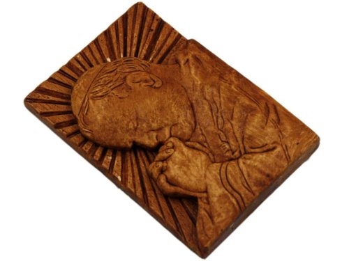 Jan Paweł II - relief gipsowy 9 cm