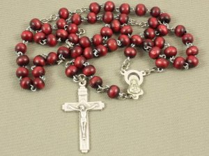 Różaniec drew-met machoń