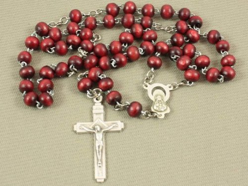 Różaniec drew-met machoń