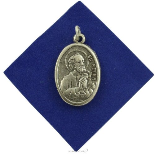 Medalik metalowy Św. Piotr i Paweł