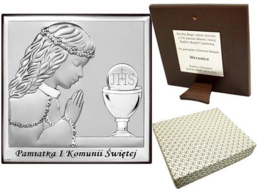 Obrazek Komunia dziewczynka v31 8x8cm