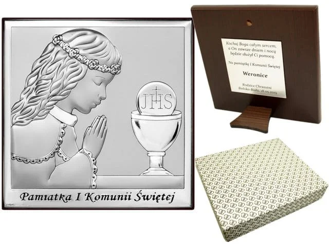 Obrazek Komunia dziewczynka v31 8x8cm
