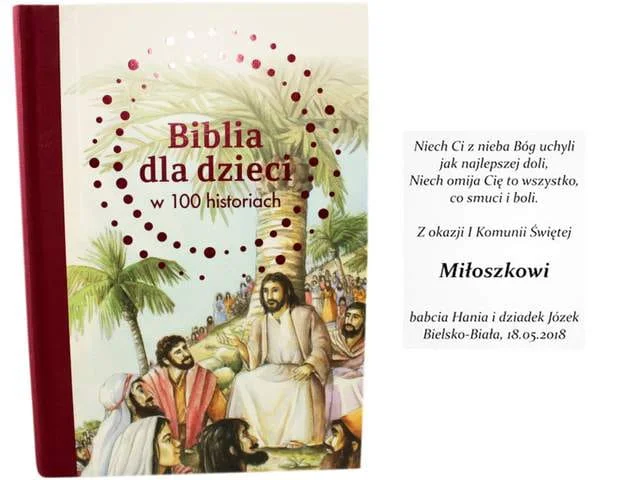 Biblia dla dzieci w 100 historiach + GRAWER