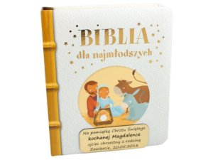 Biblia dla najmłodszych - pamiątka z grawerem