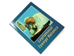 Legitymacja Żywego Różańca - książeczka