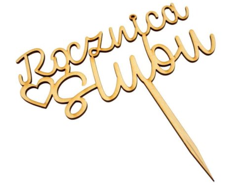 Topper "Rocznica Ślubu"