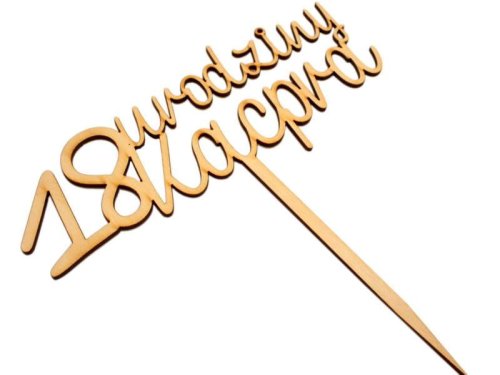 Topper na 18 urodziny - personalizowany