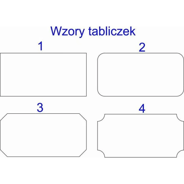 kształt blaszki
