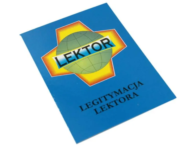 Legitymacja lektora - broszurka