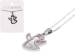 Naszyjnik z Aniołkiem - stal nierdzewna
