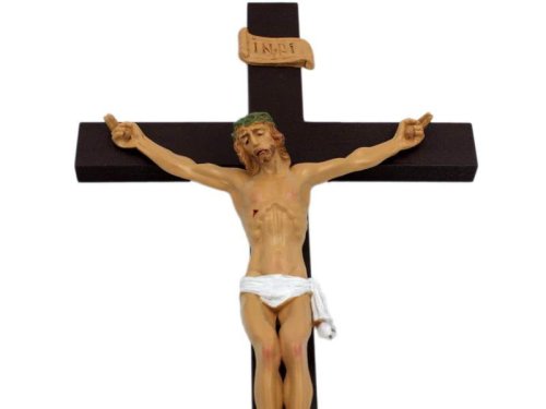 Krzyż wiszący 38 cm włoski