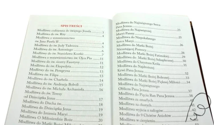 Zbiór modlitw - książeczka