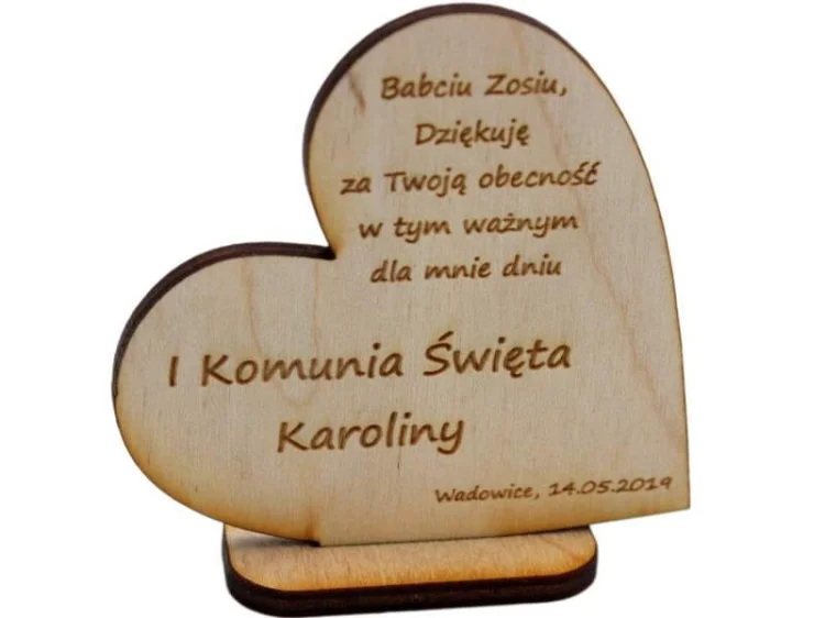 Winietka na I Komunię | podziękowanie