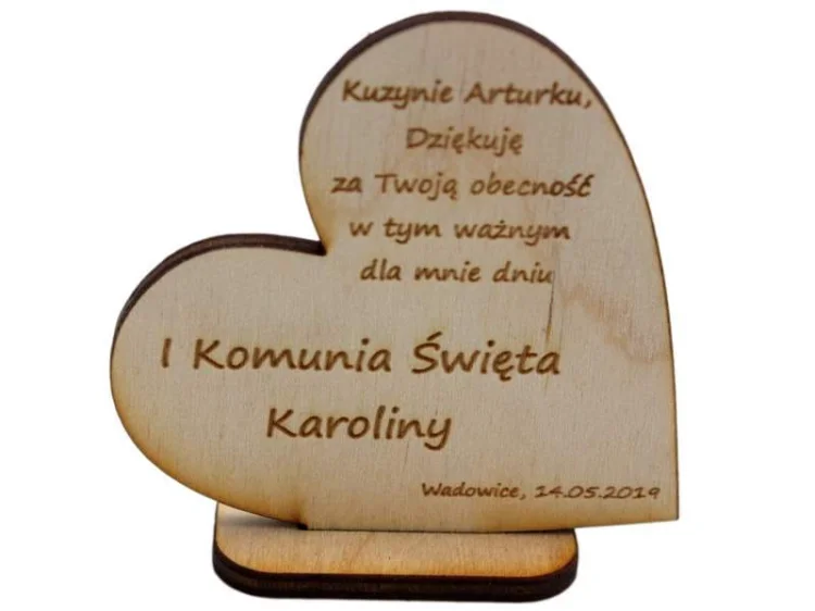Winietka na I Komunię | podziękowanie