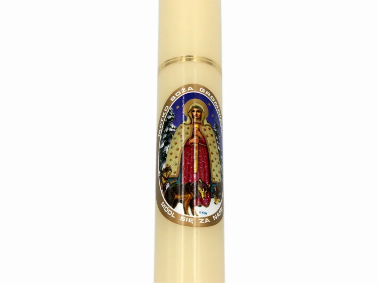 Gromnica parafinowa 29cm w