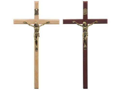 Krzyż wiszący drewniany 15,5 cm