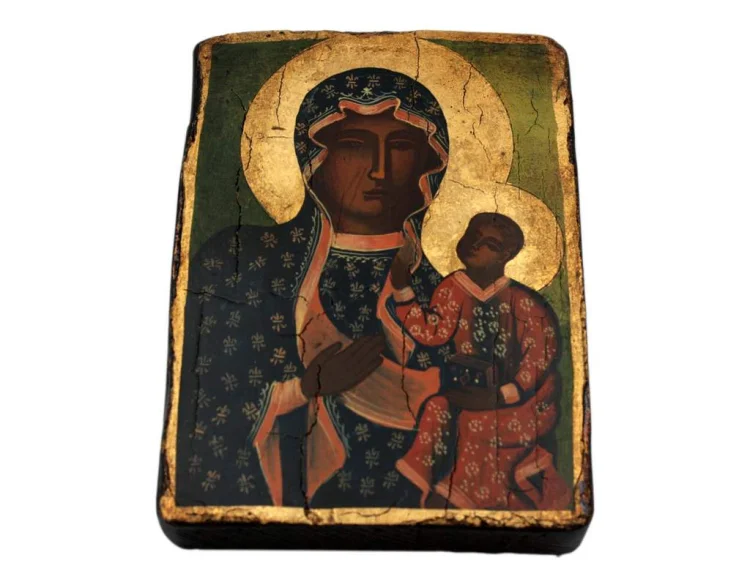 Ikona pisana MB Częstochowska 14 x 10 cm