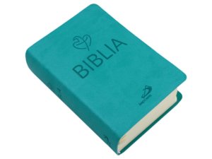 Biblia ST NT mały format, turkus