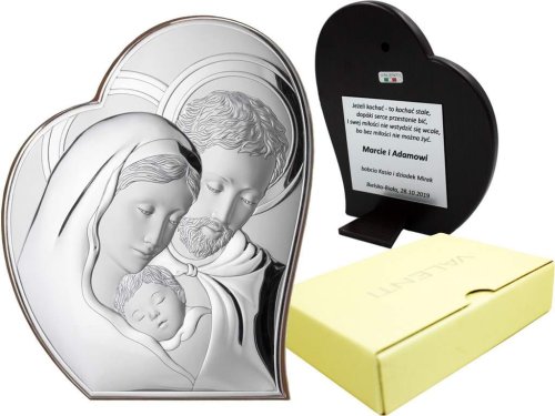 Święta Rodzina 9x11 - obrazek srebrzony