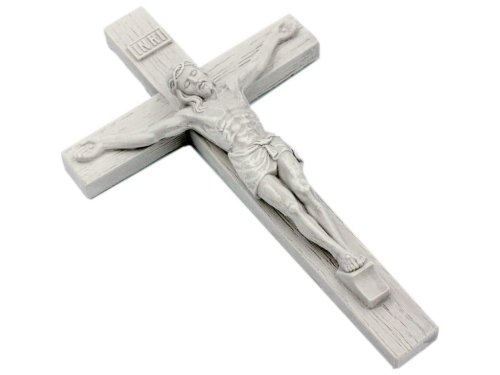 Krzyż gipsowy 18 cm - szary