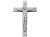 Krzyż gipsowy 18 cm - szary